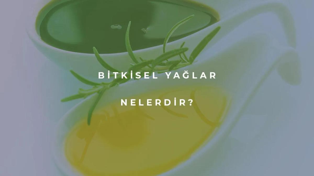 Bitkisel Yağlar Nelerdir?