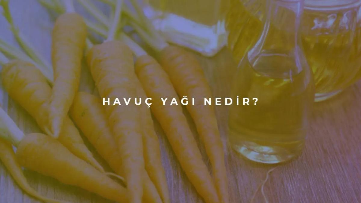 Havuç Yağı Nedir?