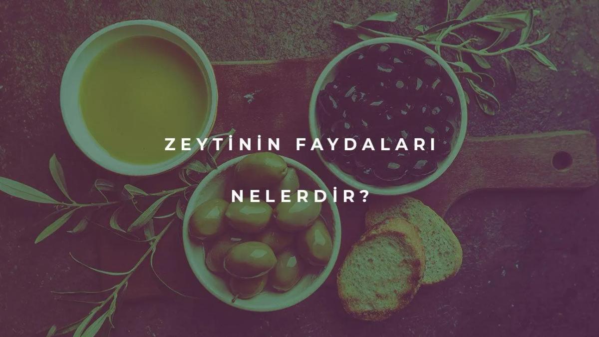 Zeytinin Faydaları Nelerdir?