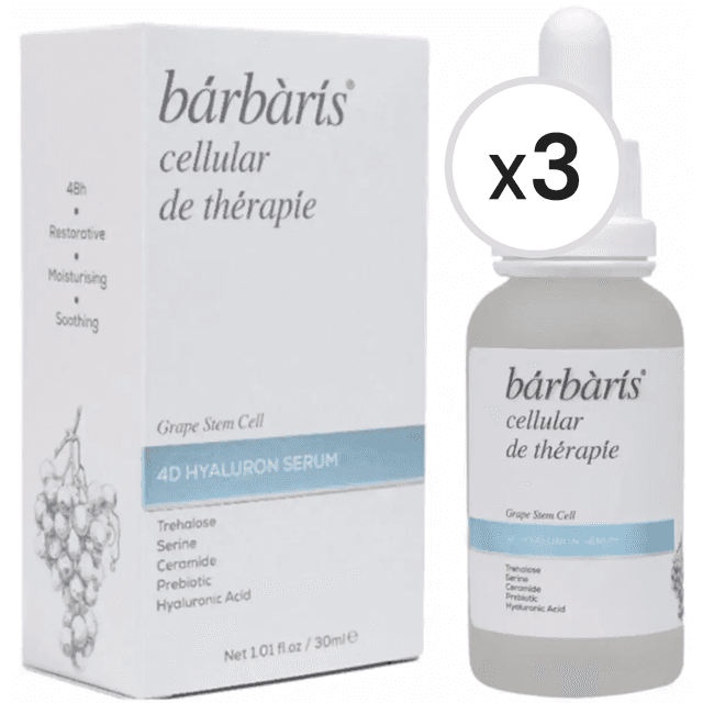 Barbaris 4D Hyaluron Serum 30 ml 3'lü Paket