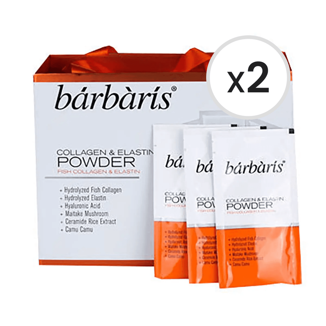 Barbaris Kolajen & Elastin Powder 30 Şase 2'li Paket