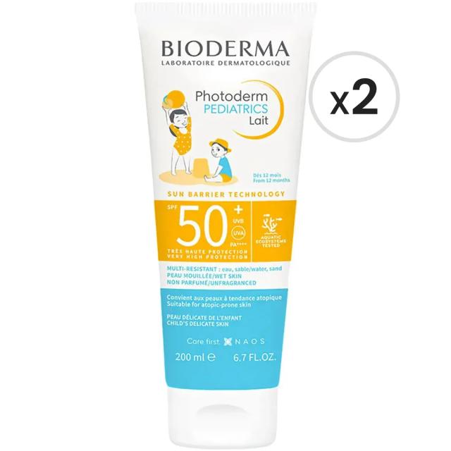 Bioderma Photoderm Pediatrics Lait SPF50+ 200 ml 2'li Paket