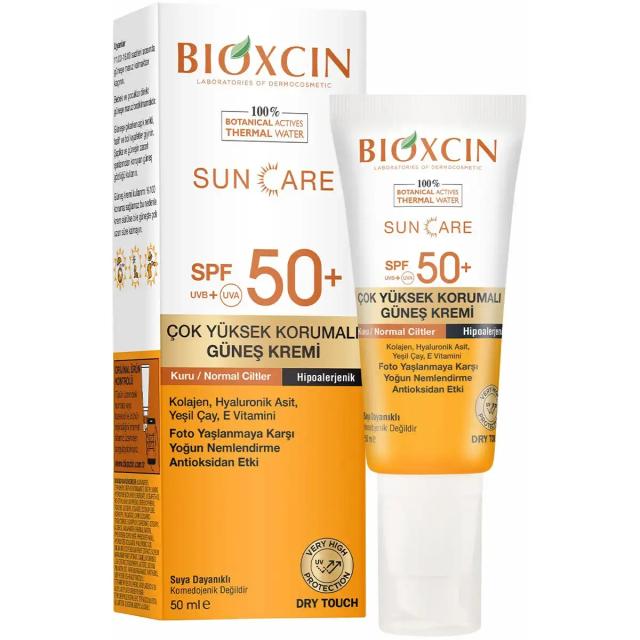 Bioxcin Sun Care Kuru Ciltler için Güneş Kremi SPF 50+ 50 ml