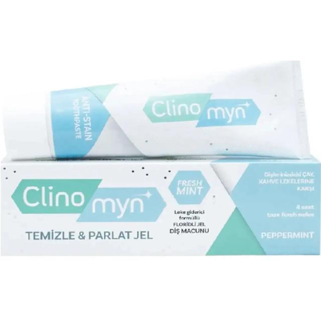 Clinomyn Fresh Temizle ve Parlat Jel Diş Macunu 75 ml