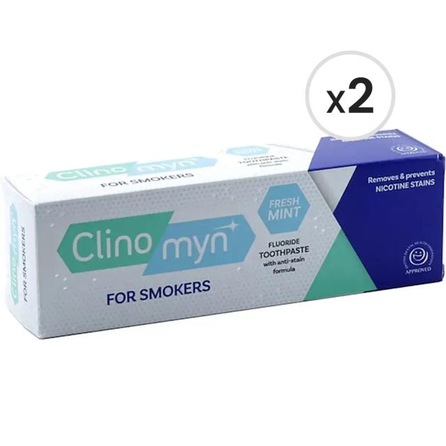 Clinomyn Taze Nane Sigara İçenler için Diş Macunu 75 ml 2'li Paket