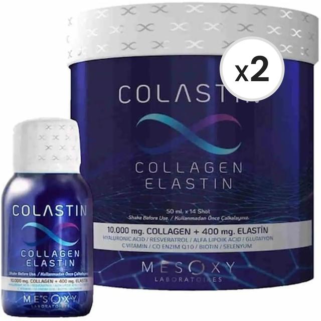 Colastin Collagen Elastin 50 ml x 14 Shot 2'li Paket