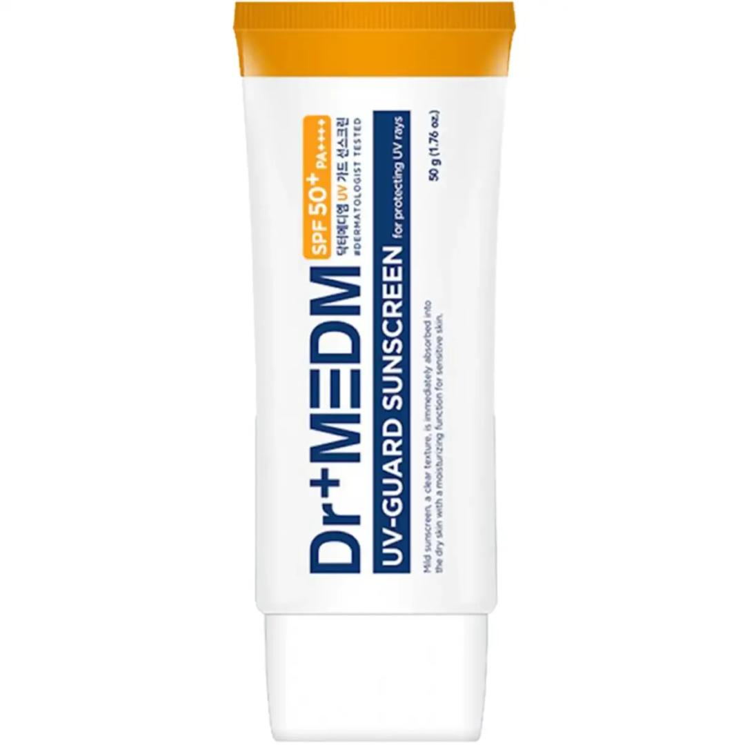 Dermal Dr+Medm Uv Guard Sunscreen Yüksek Korumalı Fiziksel ve Kimyasal Filtreli Güneş Kremi 50 g