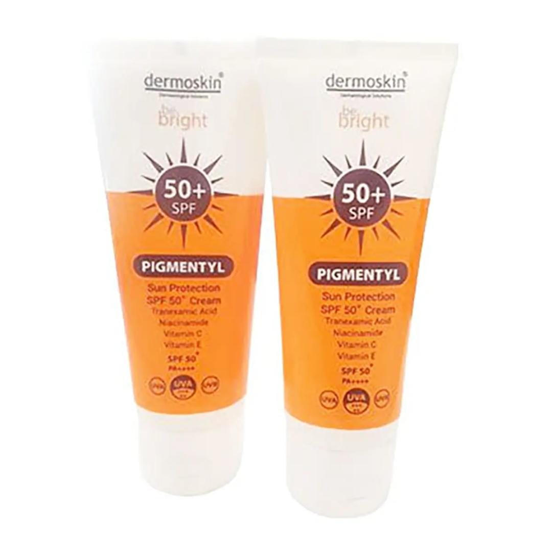 Dermoskin Be Bright Pigmentyl Sun Protection Güneş Kremi SPF50+ 75 ml Avantajlı Paket