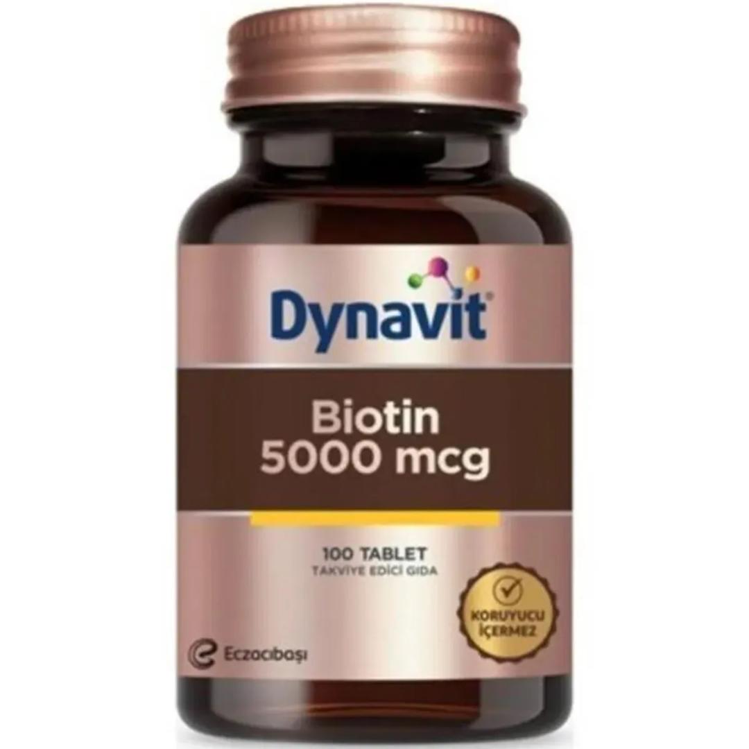 Dynavit Biotin 5000 Mcg 100 Tablet