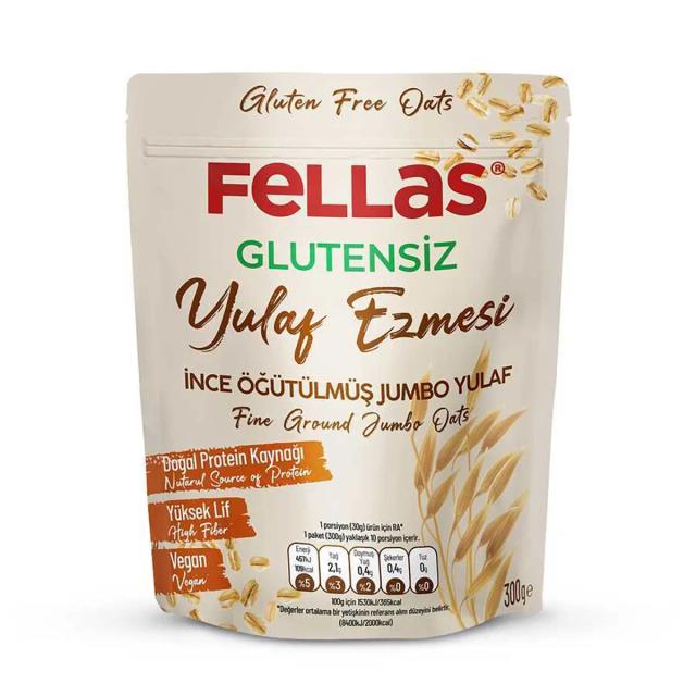 Fellas Glutensiz Yulaf Ezmesi 300 g