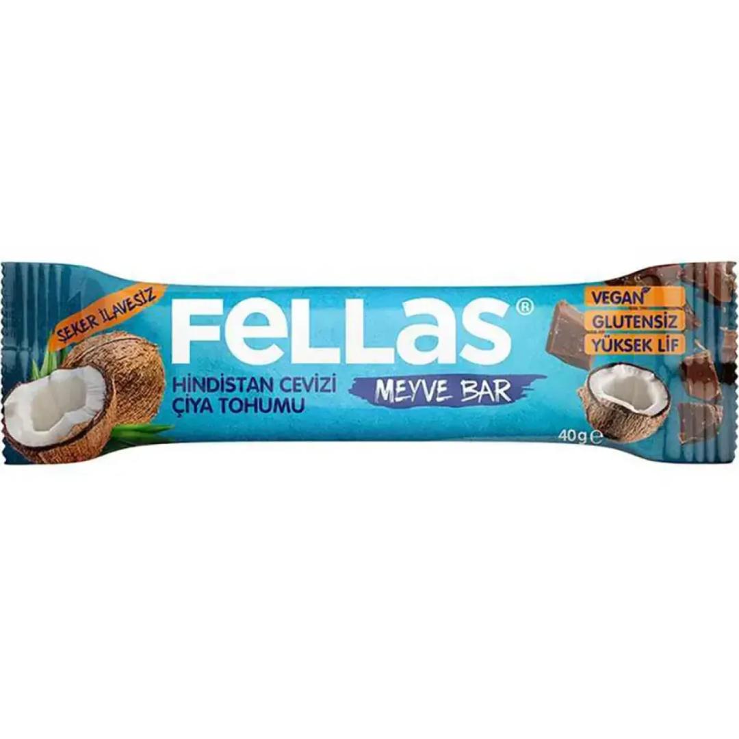 Fellas Meyve Bar - Chialı ve Hindistan Cevizli 40 g