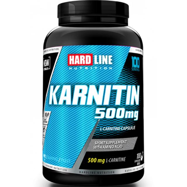 Hardline Nutrition Karnitin 500 mg 100 Kapsül