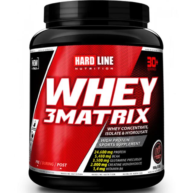 Hardline Nutrition Whey 3Matrix Çilek 908 g