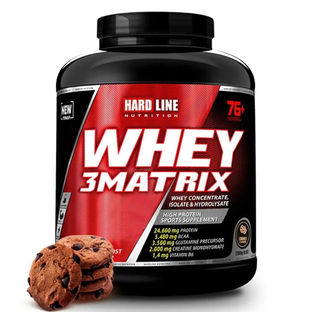 Hardline Nutrition Whey 3Matrix Kurabiyeli 2300 g