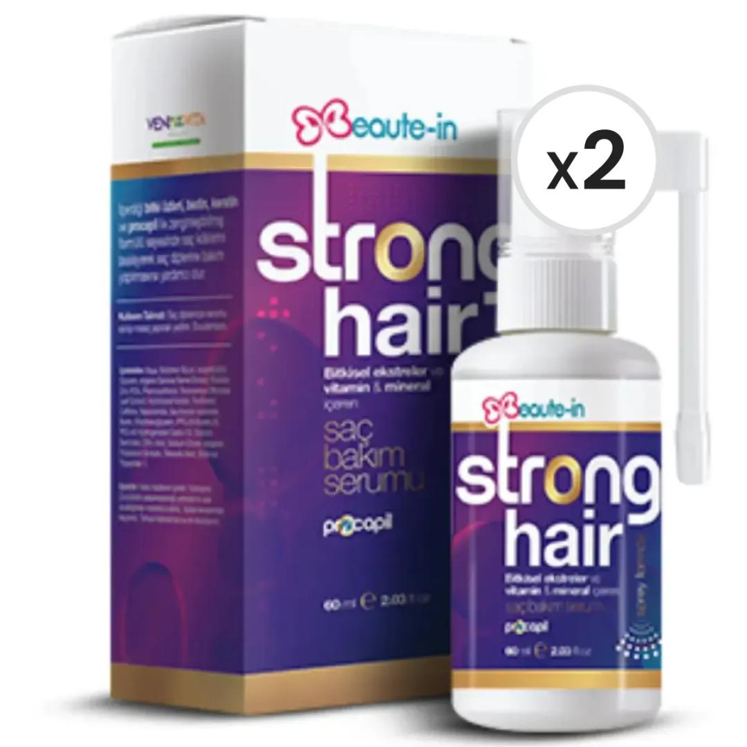 HERBasist Beaute-in Strong Hair Saç Spreyi 60 ml 2'li Paket