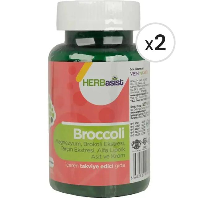 HERBasist Broccoli 60 Kapsül 2'li Paket