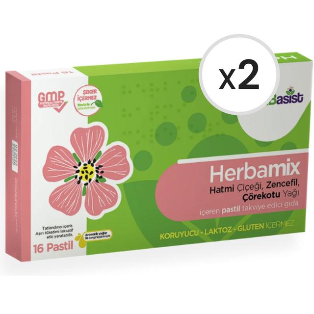 HERBasist Herbamix 16 Pastil 2'li Paket