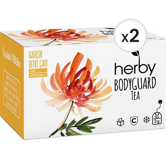 Herby Bodyguard Tea 20'li Bitki Çayı 2'li Paket