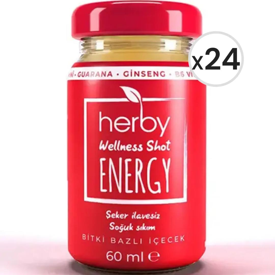 Herby Energy Shot 60 ml 24'lü Paket