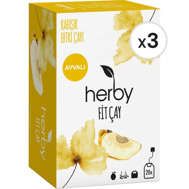 Herby Fit Çay Ayvalı 18'li Bitki Çayı 3'lü Paket