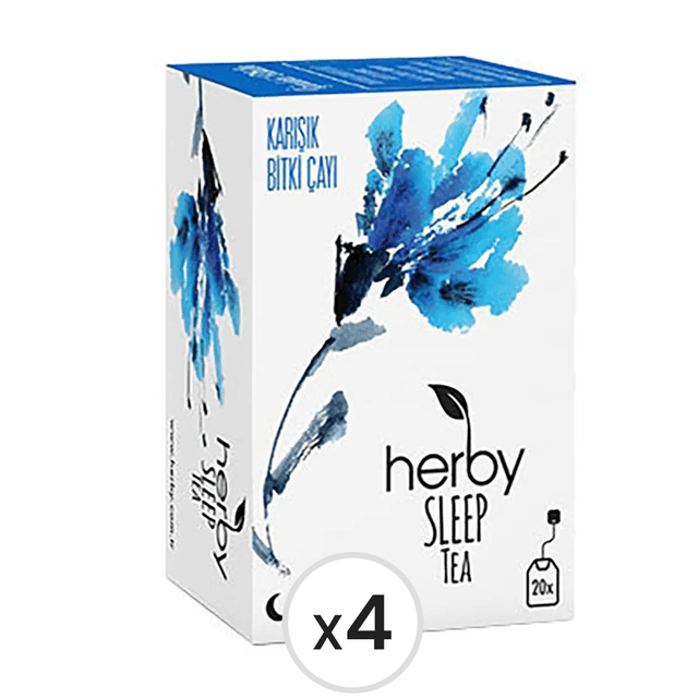 Herby Sleep Tea 20'li Bitki Çayı 4'lü Paket