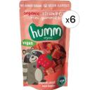 Humm Organic Çilekli Vegan Mini Küpler 30 g 6'lı Paket