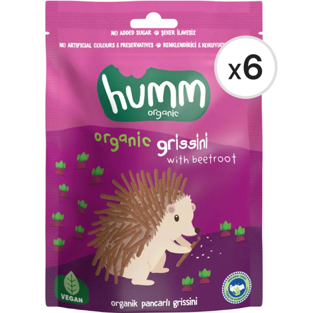 Humm Organic Pancarlı Vegan Grissini 75 g 6'lı Paket