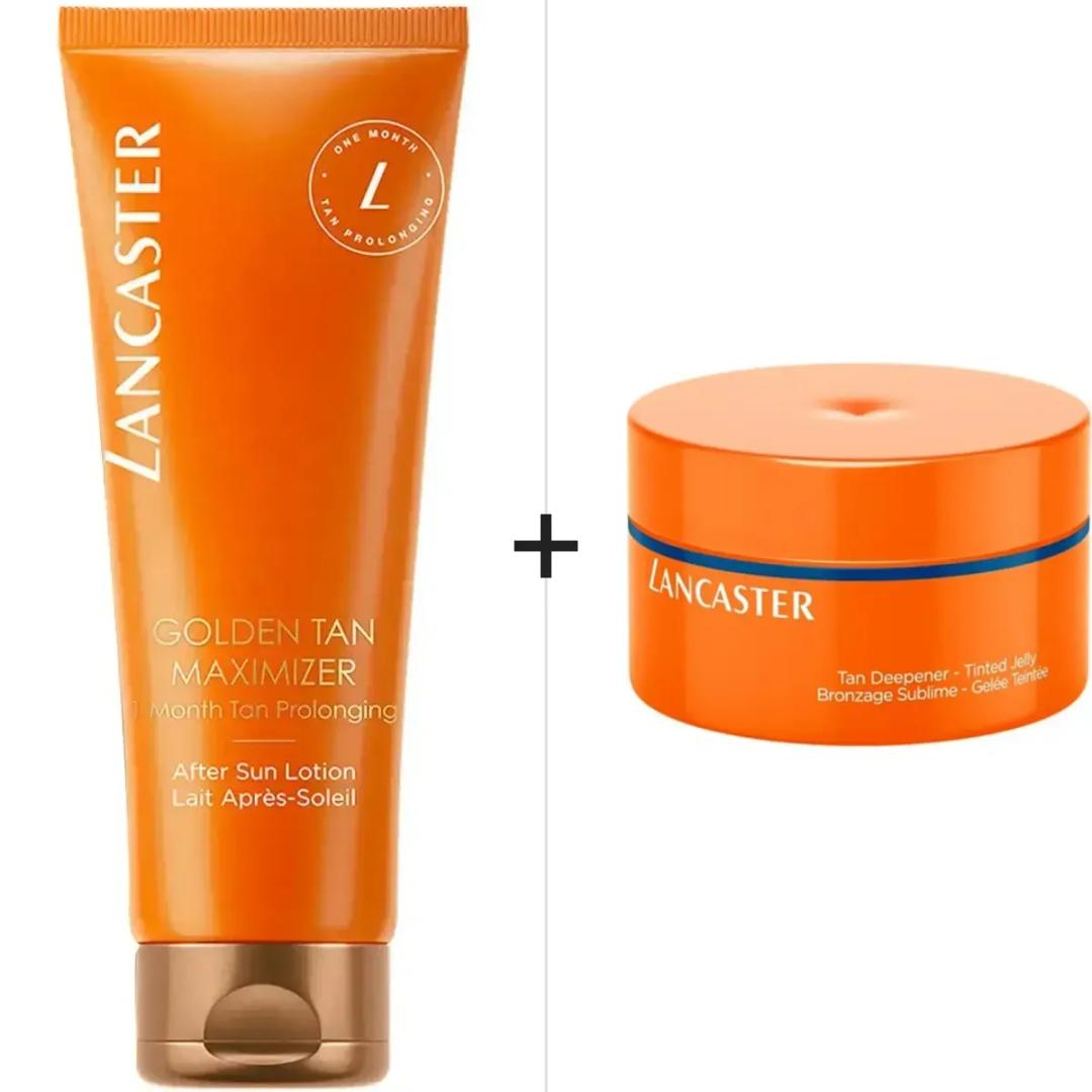 Lancaster Golden Tan Maximizer After Sun Lotion 250 ml & Lancaster Sun Beauty Tan Deepener Tinted Jelly 200 ml