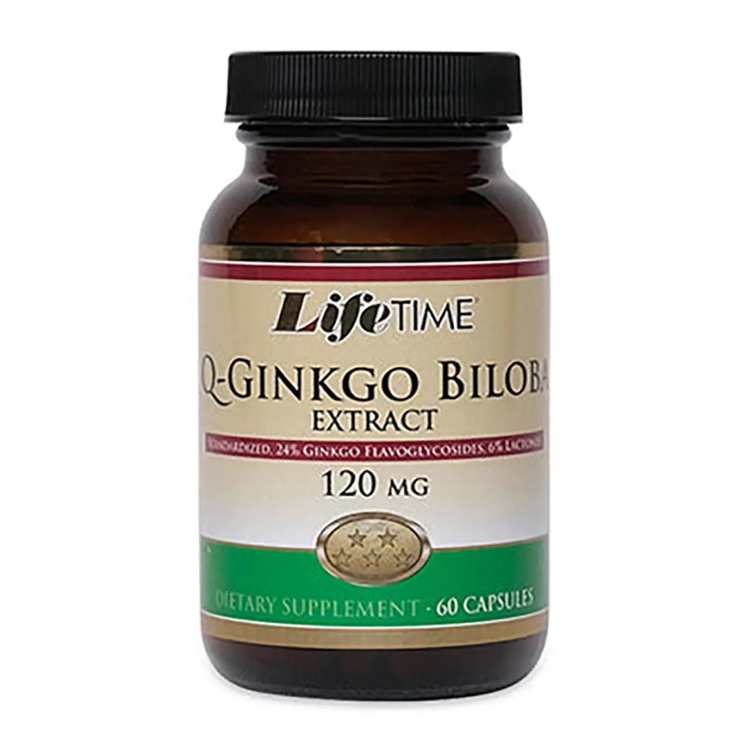 Life Time Q-Ginkgo Biloba Extract 120 mg 60 Kapsül