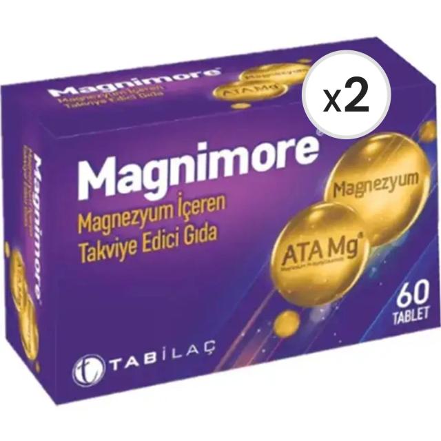 Magnimore 60 Tablet 2'li Paket