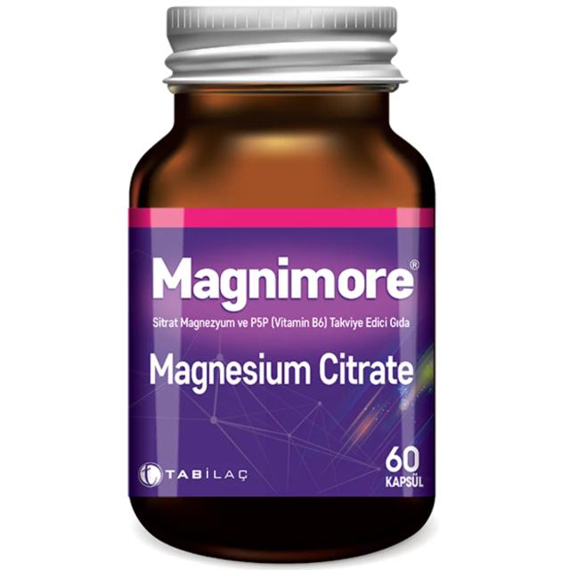 Magnimore Magnesium Citrate P5P 60 Kapsül