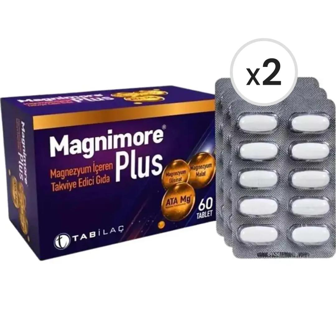 Magnimore Plus 60 Tablet 2'li Paket