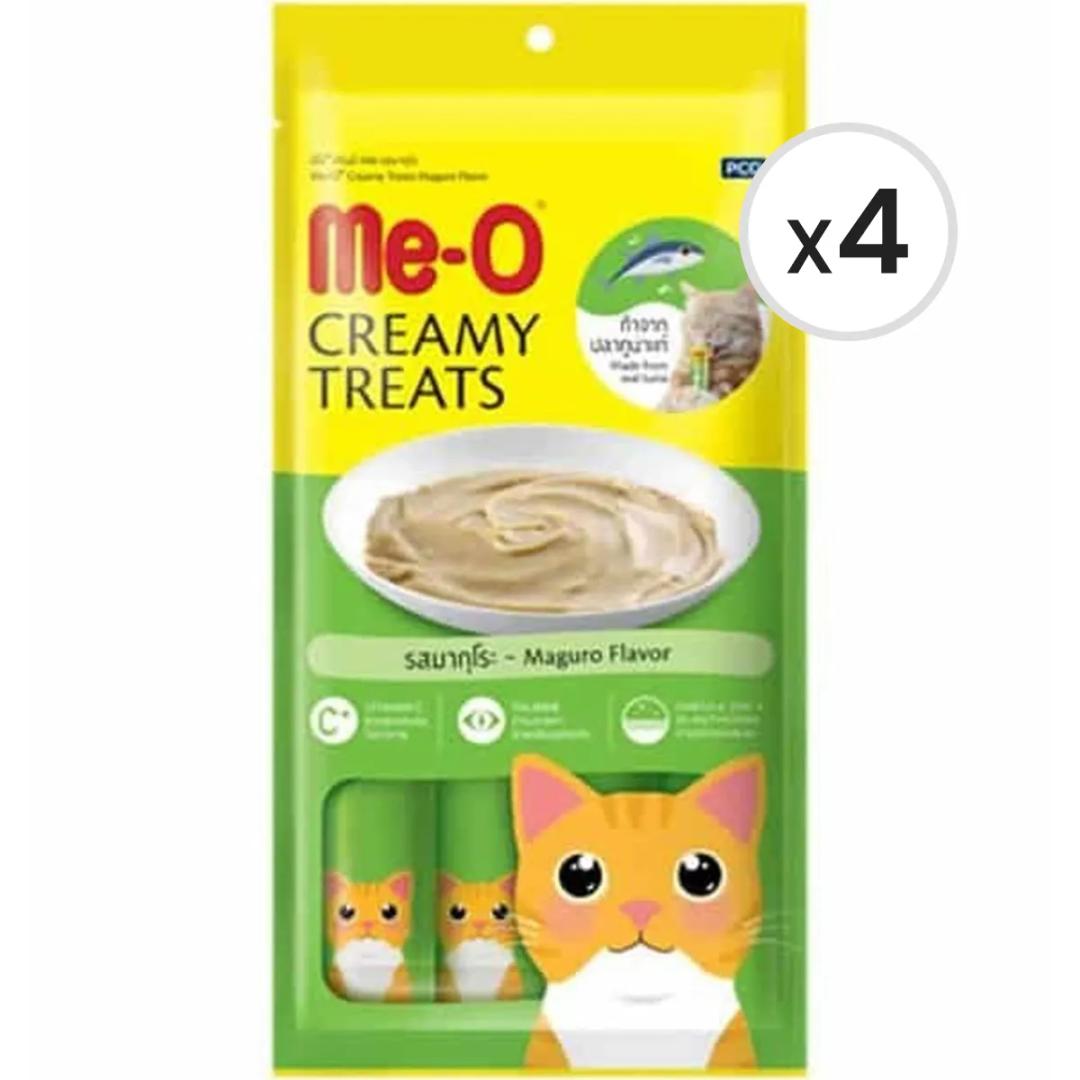 Me-o Creamy Mavi Yüzgeçli Orkinos Kedi Ödülü 4*15 Gr 4'lü Paket