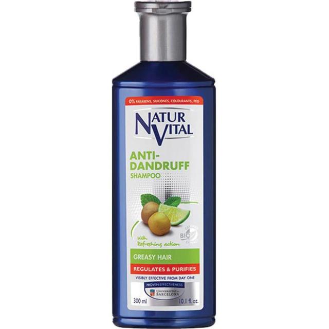 Natur Vital Anti Dandruff Yağlı Saçlar İçin Kepek Şampuanı 300 ml