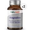 Natuwell Magneline Magnezyum Sitrat + Vitamin B6 (P5P) 30 Kapsül 2'li Paket