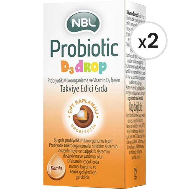 NBL Probiotic D3 Drop 7.5 ml 2'li Paket