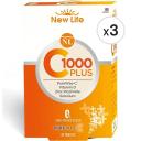 New Life C-1000 Plus C-D Vitamini & Çinko 30 Kapsül 3'lü Paket