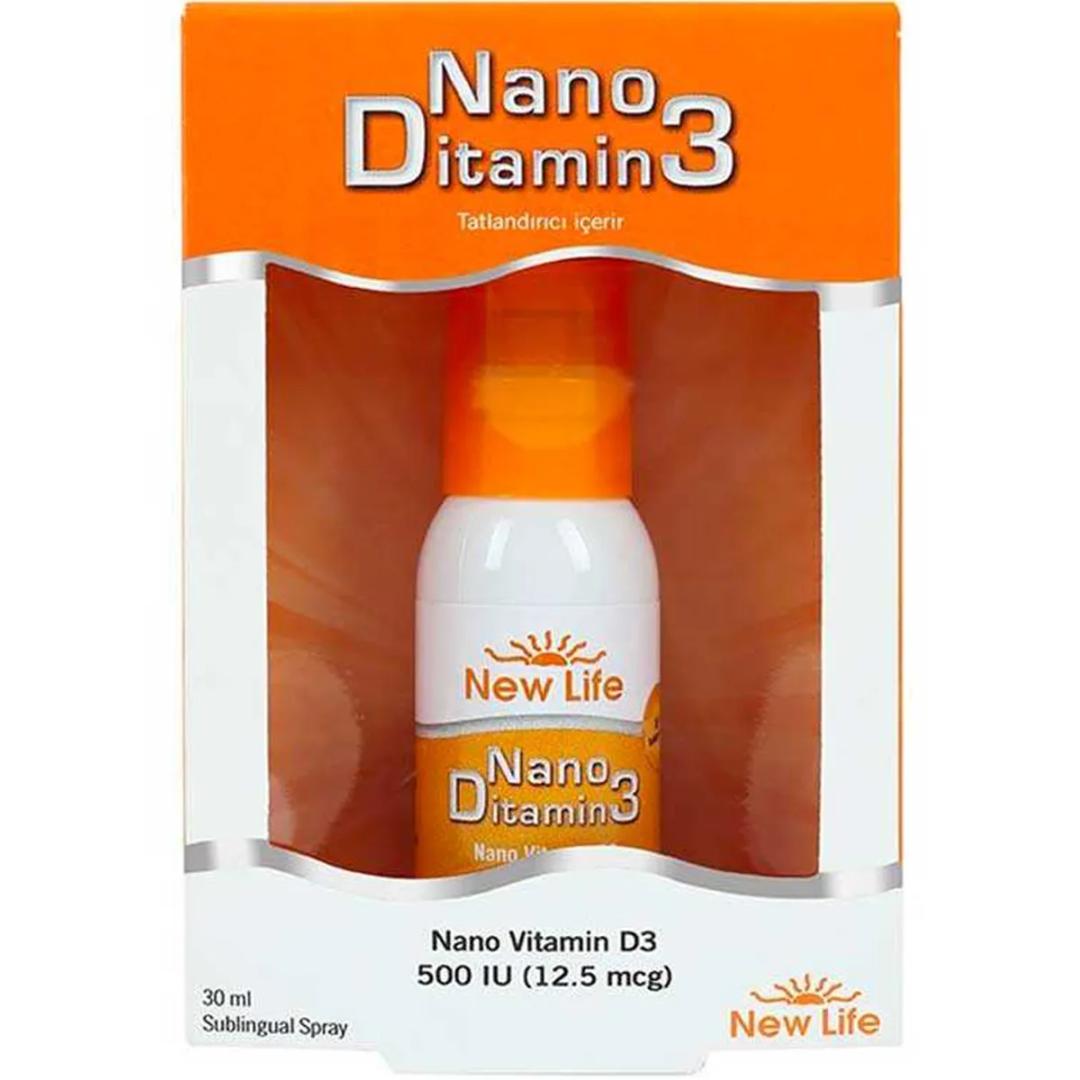 New Life Nano Ditamin 500 UI D3 30 ml Sprey