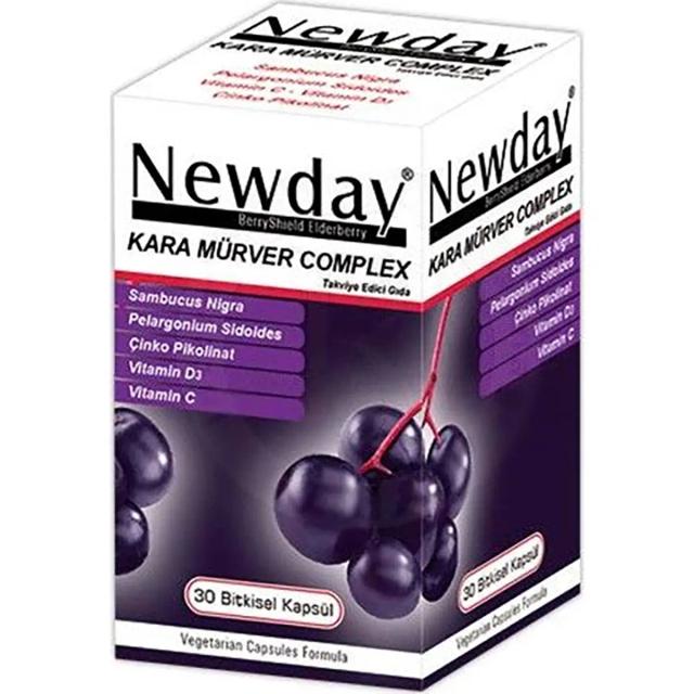 Newday Kara Mürver Complex 30 Kapsül