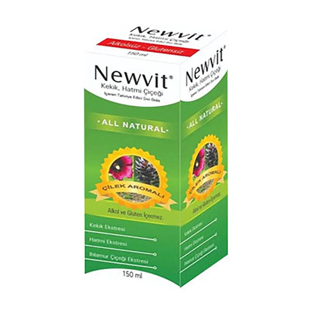 Newvit Kekik ve Hatmi Çiçeği Şurup 150 ml