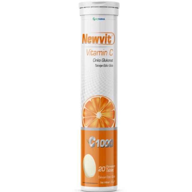 Newvit Vitamin C Efervesan 20 Tablet