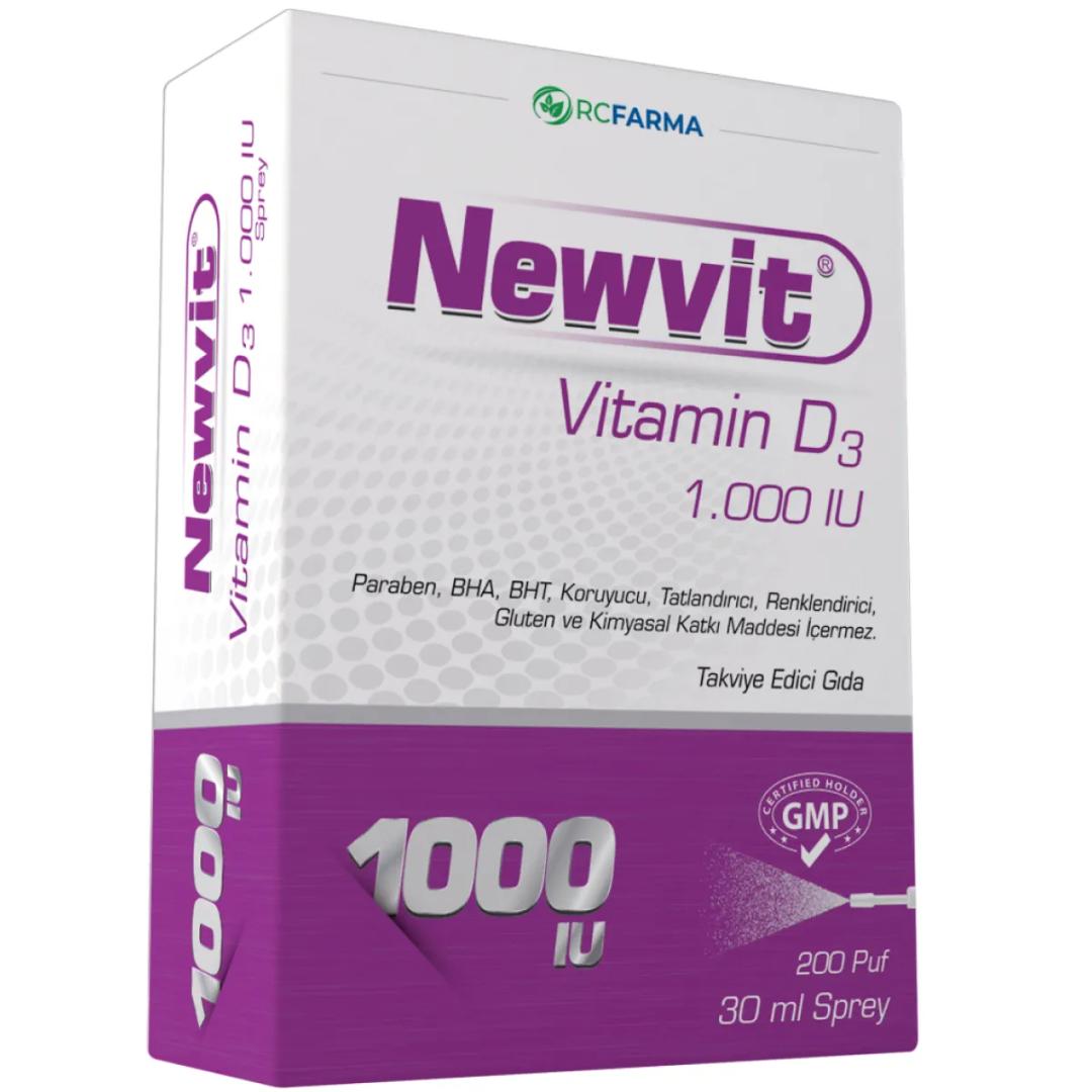 Newvit Vitamin D3 1000 IU 30 ml Sprey