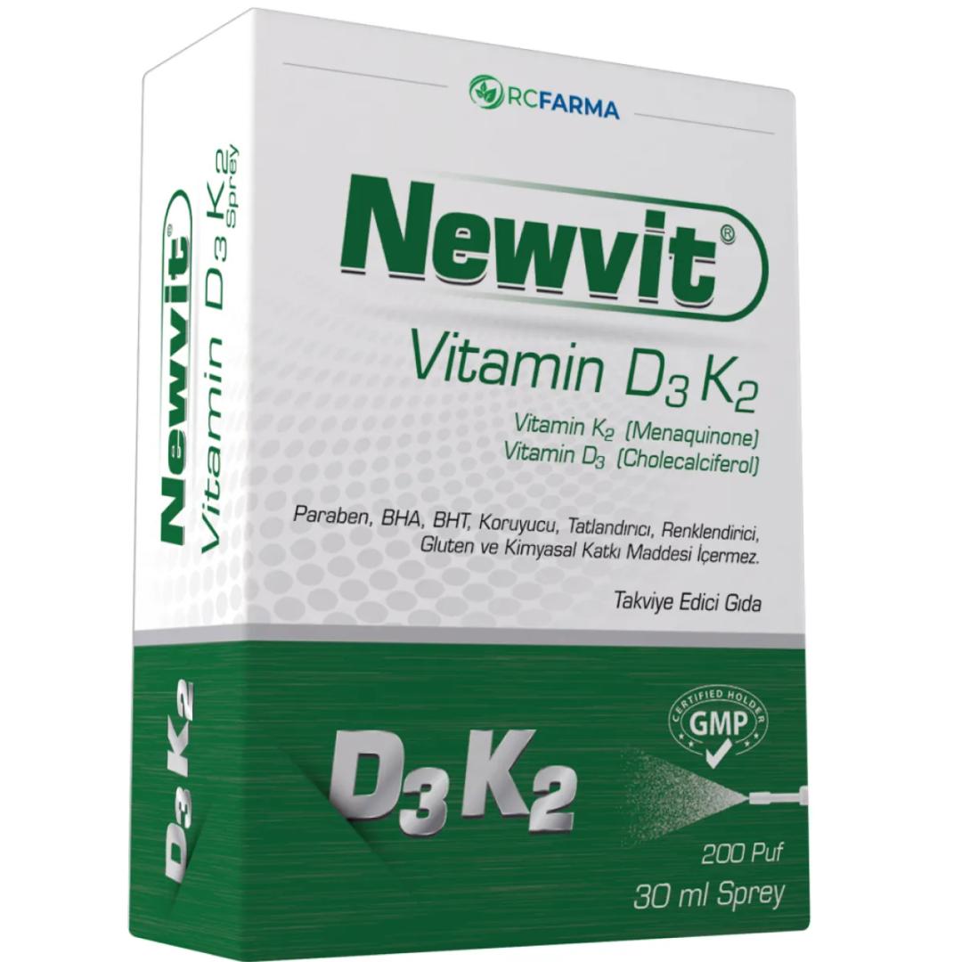 Newvit Vitamin D3 K2 30 ml Sprey