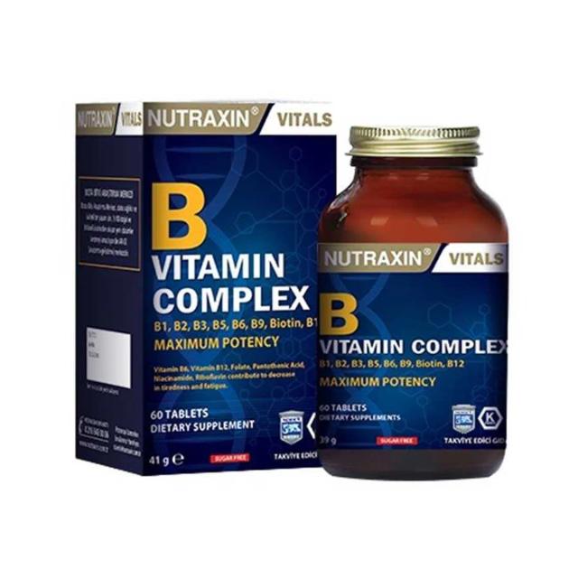 Nutraxin B Vitamin Complex 60 Tablet 2'li Paket