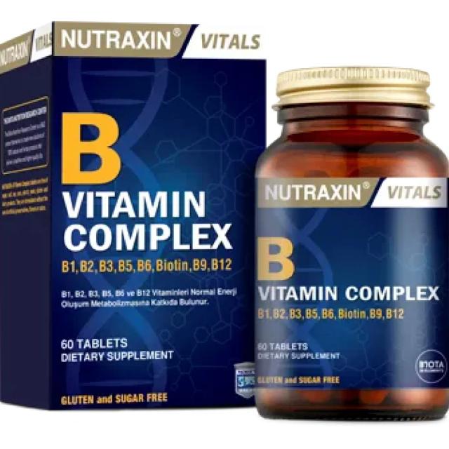 Nutraxin B Vitamin Complex 60 Tablet