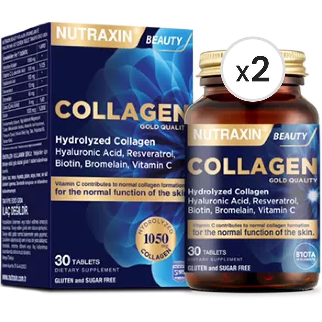 Nutraxin Beauty Gold Collagen 30 Tablet 2'li Paket