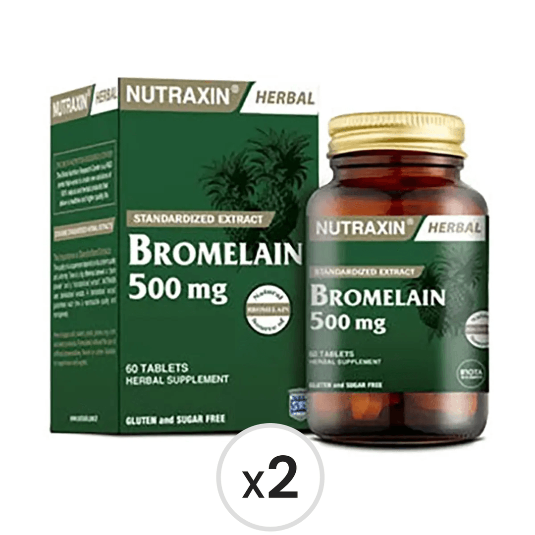 Nutraxin Bromelain 60 Tablet 2'li Paket