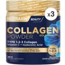 Nutraxin Collagen Powder Gold Quality 300 g 3'lü Paket