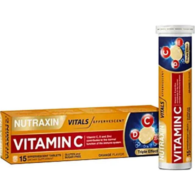 Nutraxin Efervesan Vitamin C-D-ZINC 15 Tablet