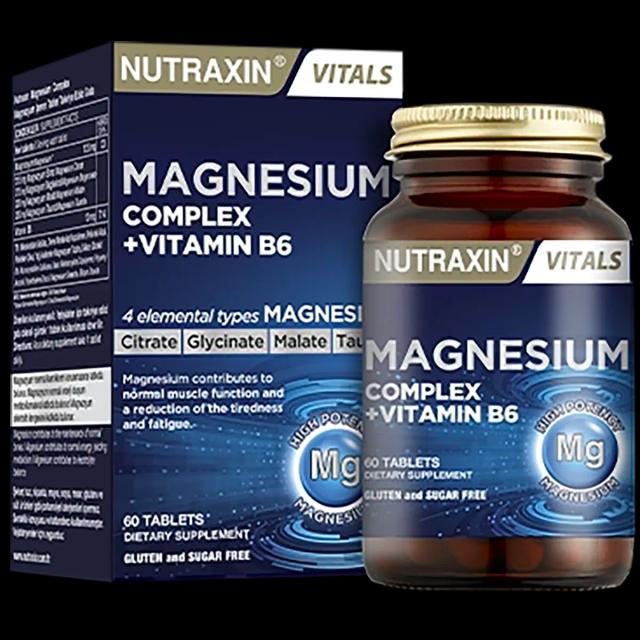Nutraxin Magnesium Complex Vitamin B6 60 Tablet